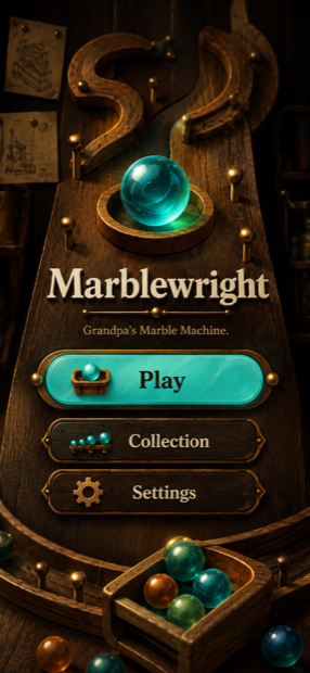 Marblewright main menu
